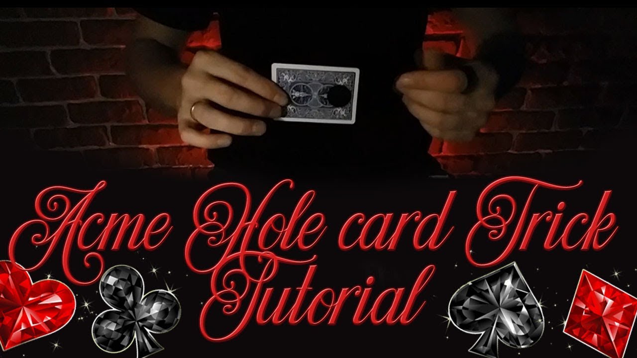 A-Hole magic trick // card trick // tutorial