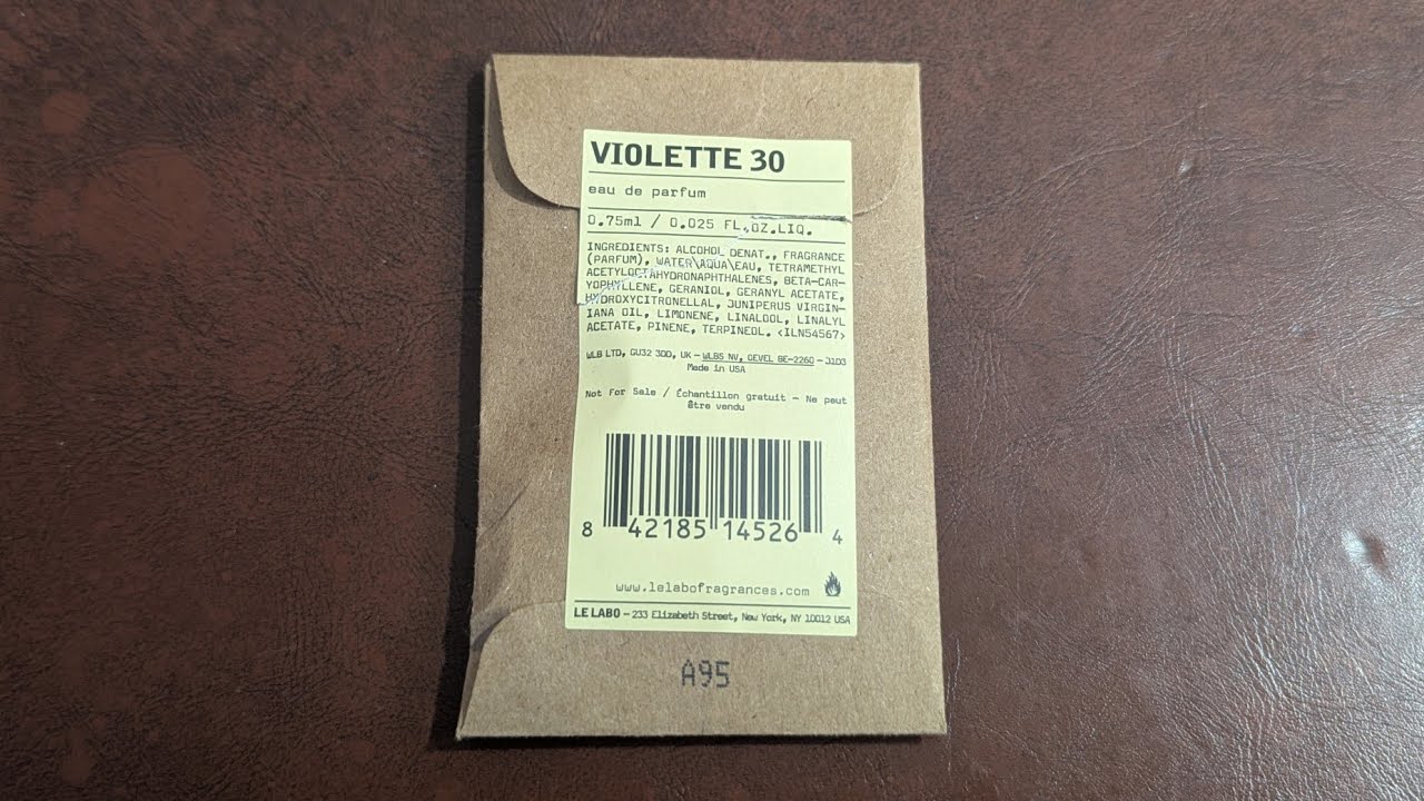 Новые Le Labo Violette 30 Первые впечатления