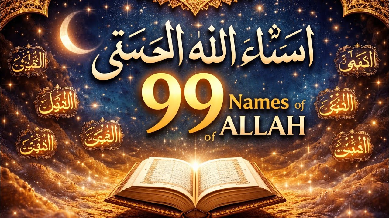 اسماءُ اللهِ الحُسنیٰAllah ke 99 Naam99 Names of Allah