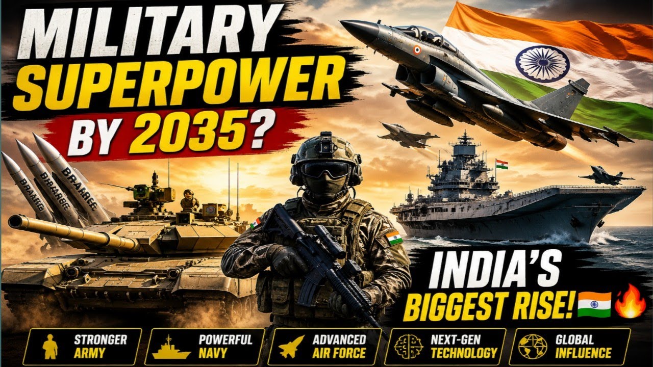 Can India Become a Military Superpower by 2035? 🇮🇳 Full Analysis #Nirjitfacts #MilitarySuperpower