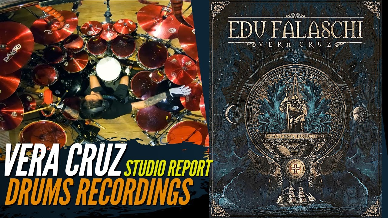 Edu Falaschi | Vera Cruz | Studio Report (2020) Drums Recordings | Aquiles Priester