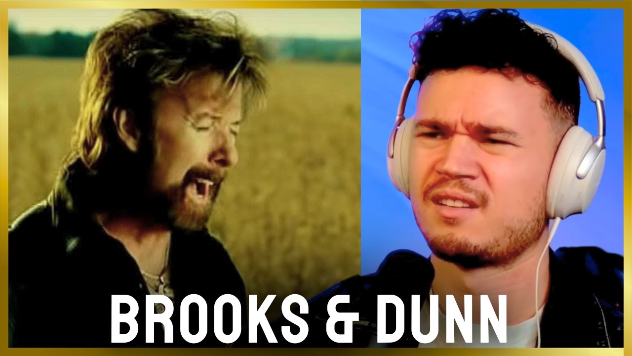 His FIRST time hearing - Brooks and Dunn BELIEVE REACTION