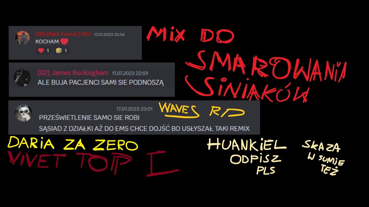 🩹🩸  MIX DO SMAROWANIA SINIAK&Oacute;W 🩸 🩹 [ HUANKIELL ODPISZ ]