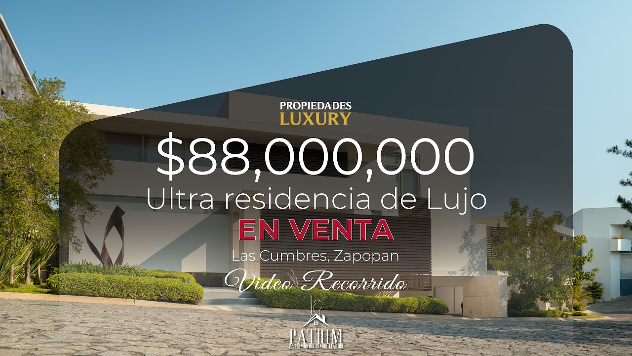 🏡 Residencia de Lujo en Las Cumbres Residencial | Zona Virreyes Zapopan | Alberca, Sauna y 1,075 m²