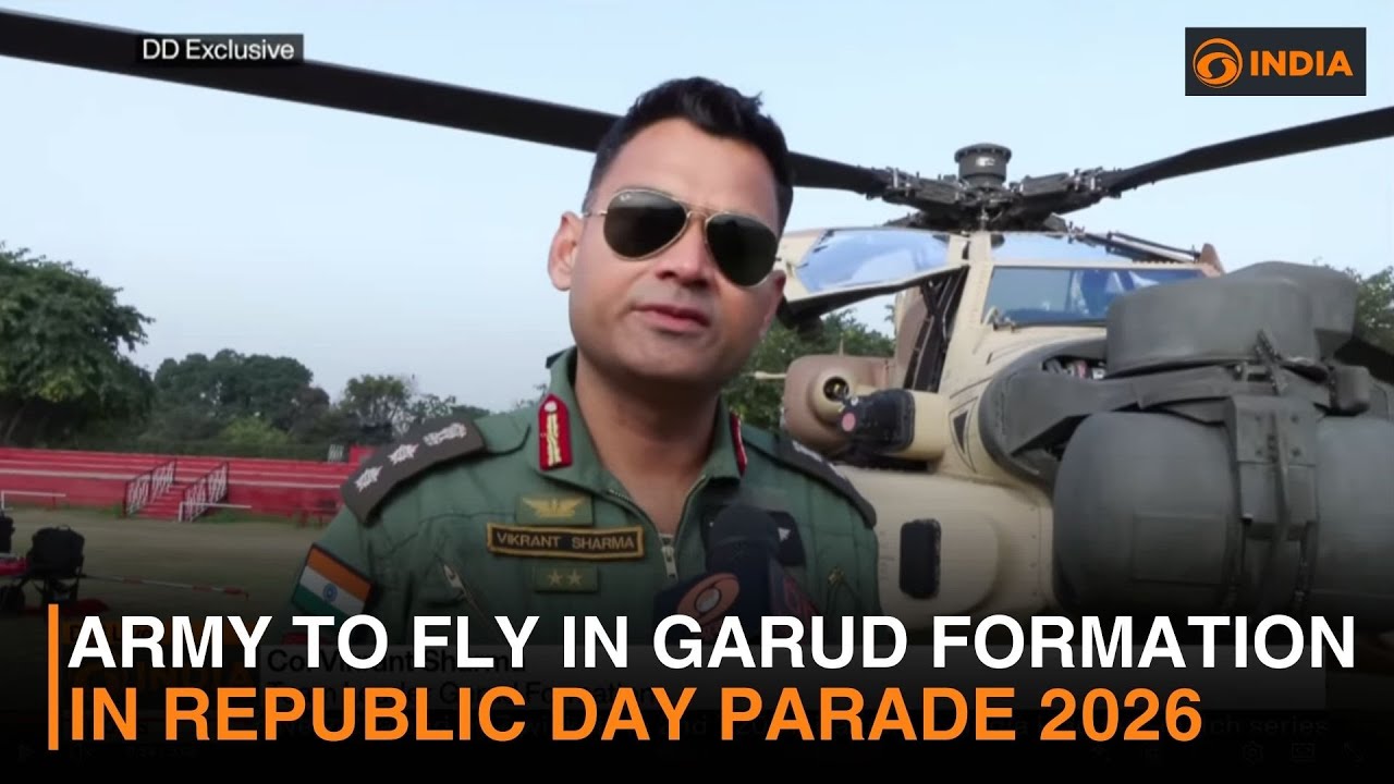 Army to fly in Garud Formation in Republic Day Parade 2026 | DD India