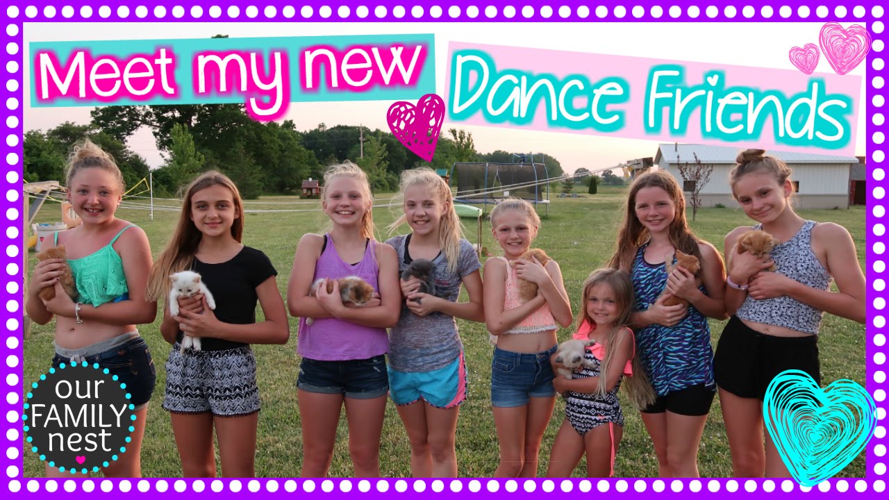 MEET MY NEW DANCE STUDIO FRIENDS