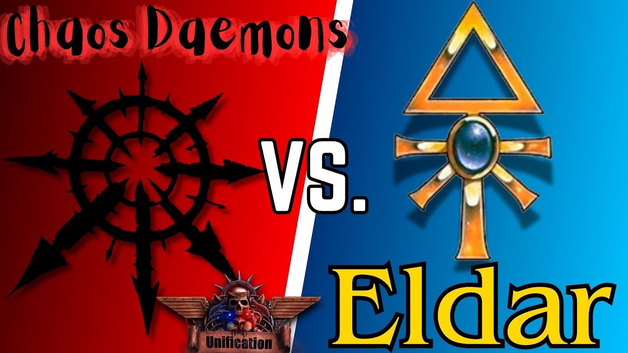 Warlock Squad! - Chaos Daemons Vs. Eldar - DoW: Unification