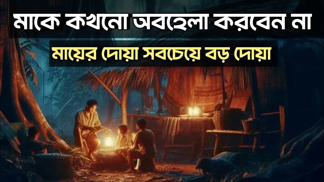 মাকে কখনো অবহেলা করবেন না, মায়ের দোয়া সবচেয়ে বড় দোয়া! ইসলামিক স্টোরি! ইসলামিক ভিডিও! ইসলামিক 