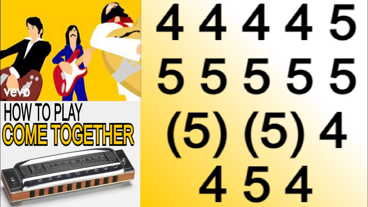 COME TOGETHER HARMONICA ( C DIATONIC ), ARMÓNICA C, BLUES HARP C, GAITA DE BOCA C, MUNDHARMONIKA C