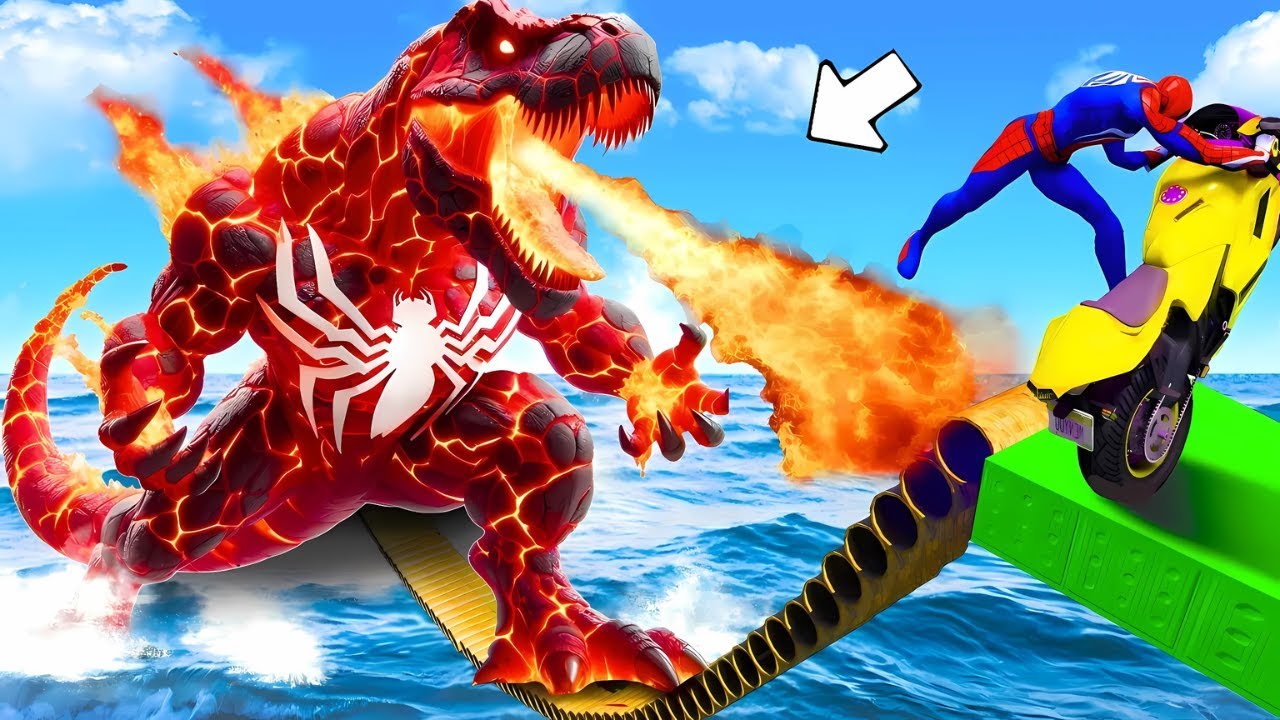 SPIDER-MAN 2, THE AMAZING DIGITAL CIRCUS Join GTA V in Epic Stunt Race
