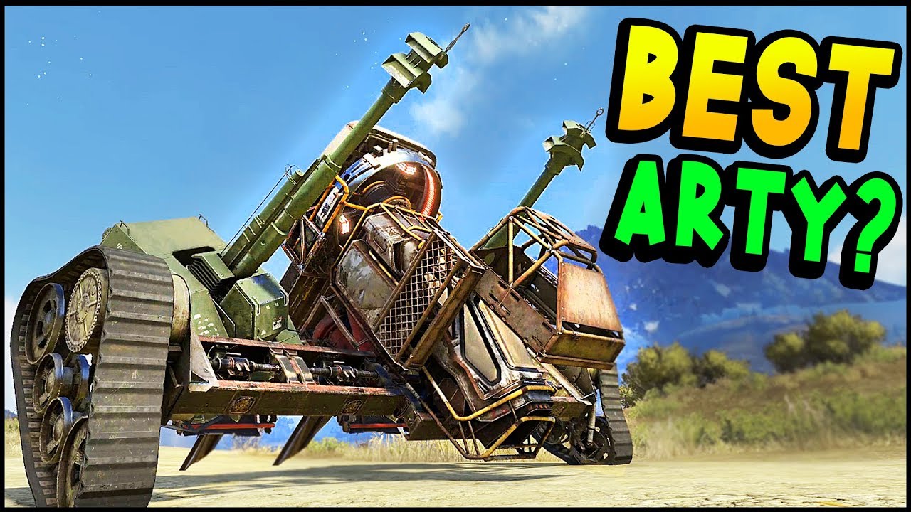 Crossout - WHICH ARTY BUILD IS THE BEST? (Crossout Gameplay - Mandrake Builds)