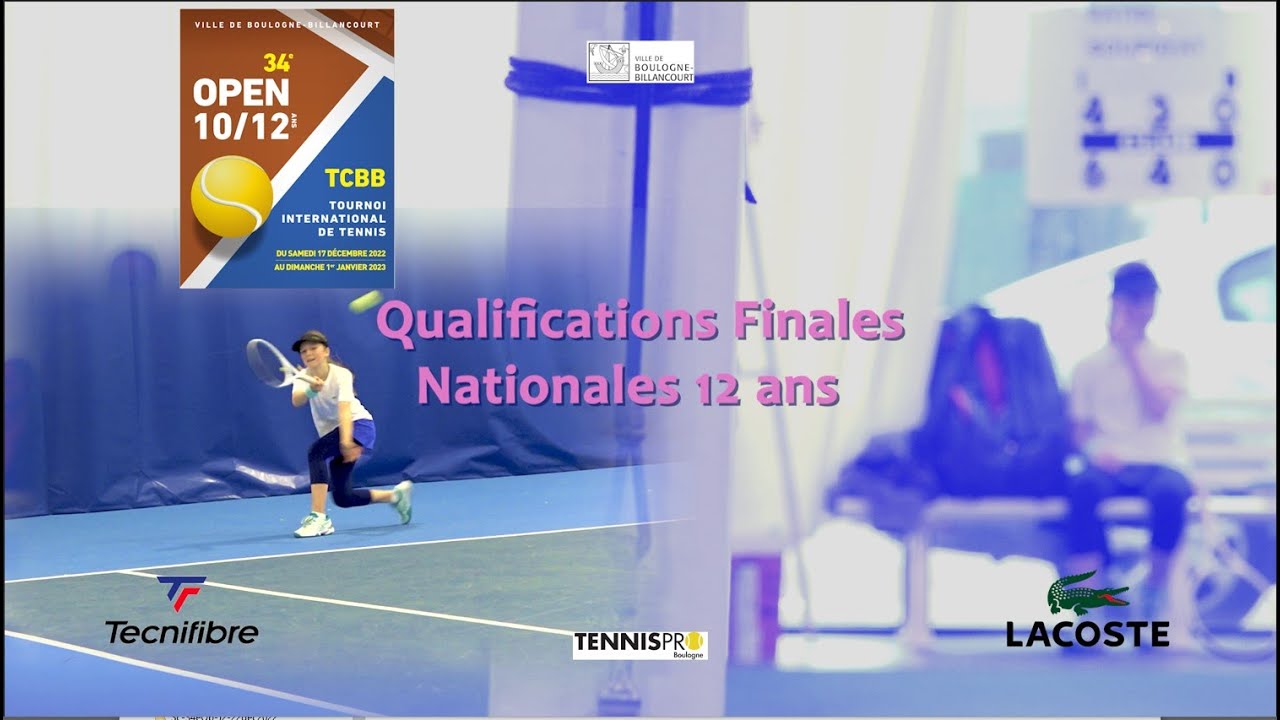 34e Open des 10-12 :  phase finale des qualifications 12 ans