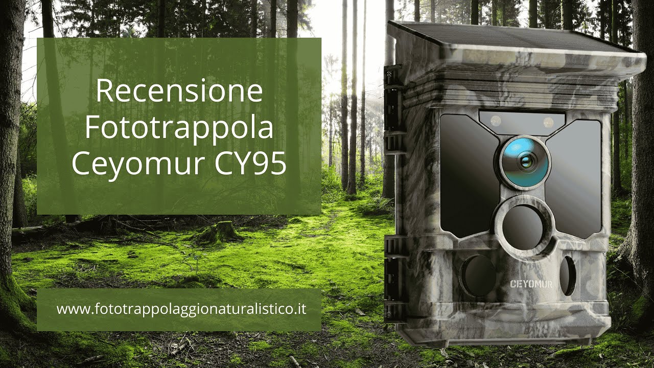 Recensione Fototrappola Ceyomur CY95 #fototrappolaggio