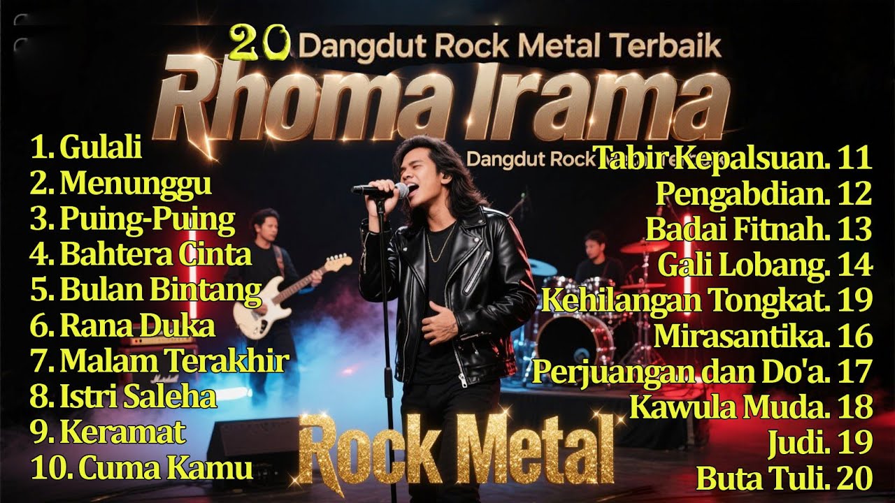 🎸 LIVE! Kumpulan Lagu Rhoma Irama Rockdut – Versi Rock Metal Paling Gahar & Viral TikTok 2025