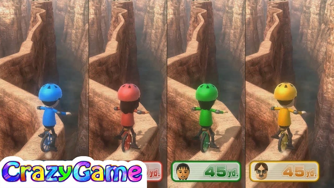 Wii Party U - All Racing Minigames Gameplay