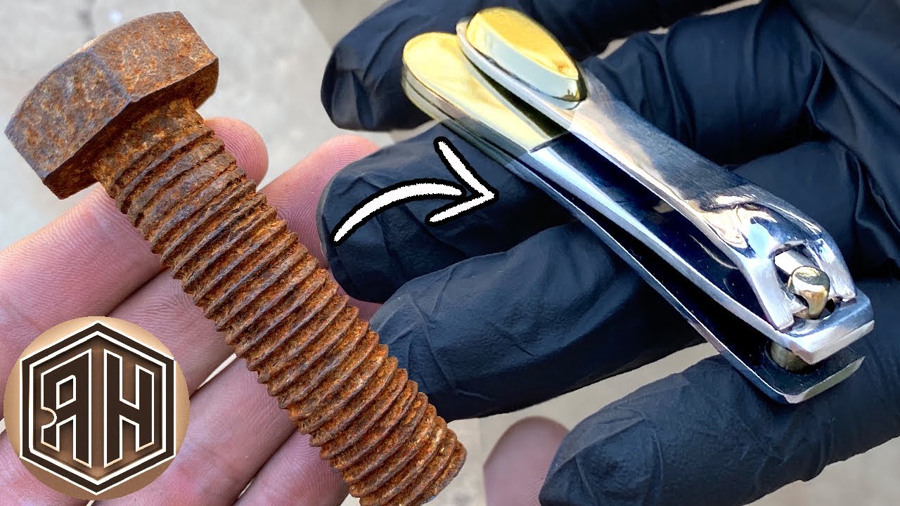 Turning a Rusted Bolt into a Shiny NAIL CLIPPER