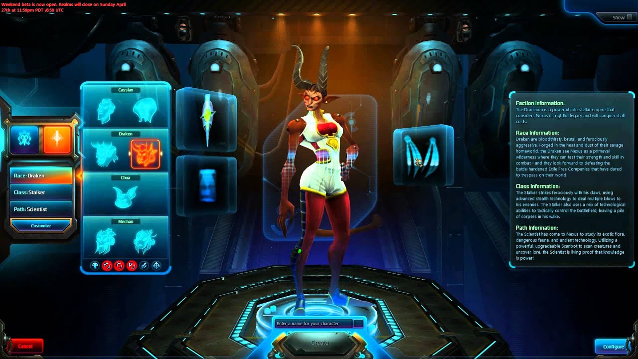 Wildstar Race/Class/Path