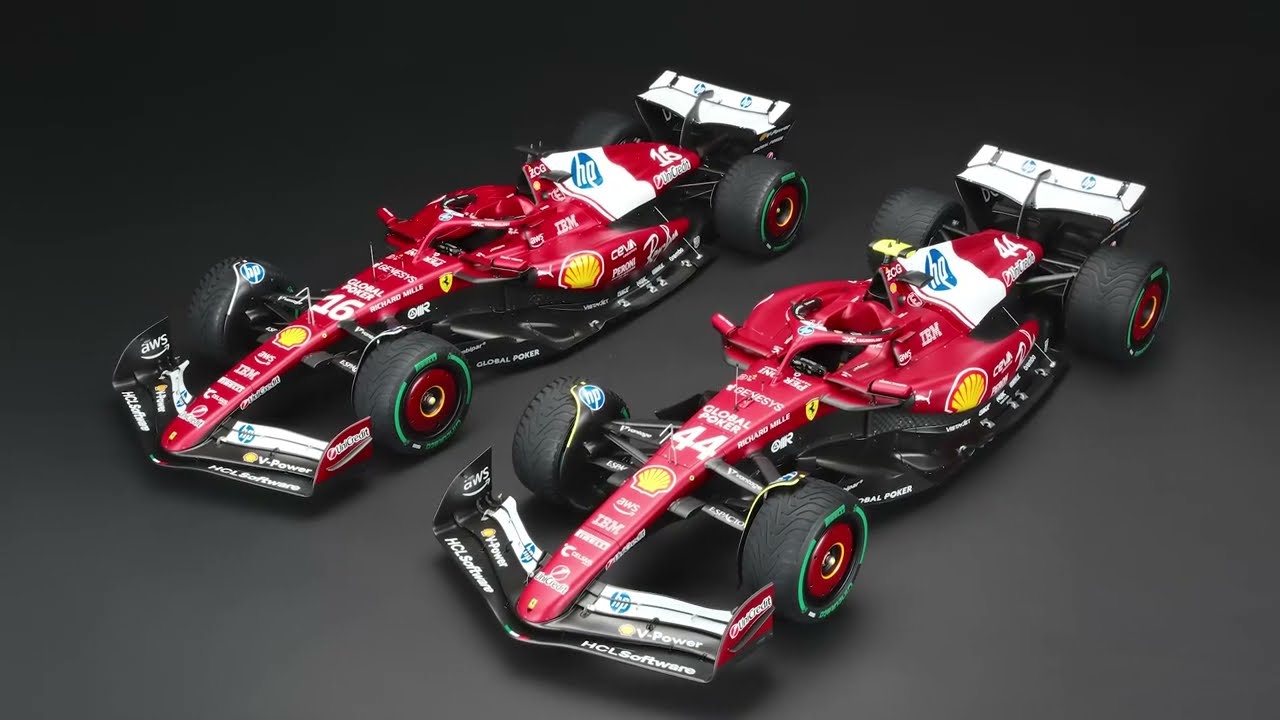 The Ferrari SF-25 at 1:8 scale