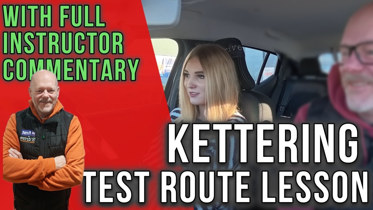 Kettering Driving Test Route: Richard Guides Pupil Bella Through a Realistic Mock Test Lesson!