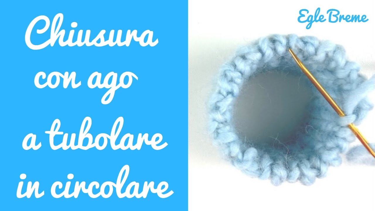 Chiusura a tubolare con ago in circolare