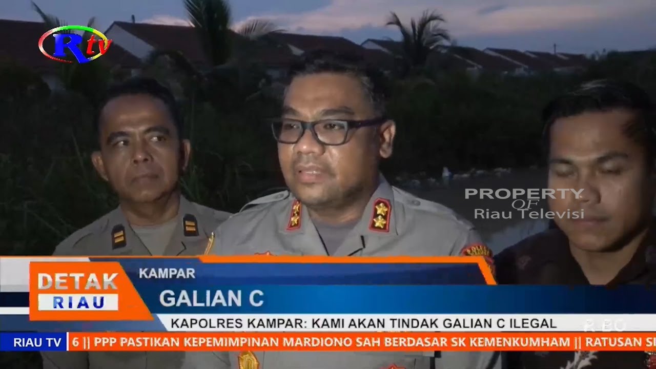 KAPOLRES KAMPAR : KAMI AKAN TINDAK GALIAN C ILEGAL
