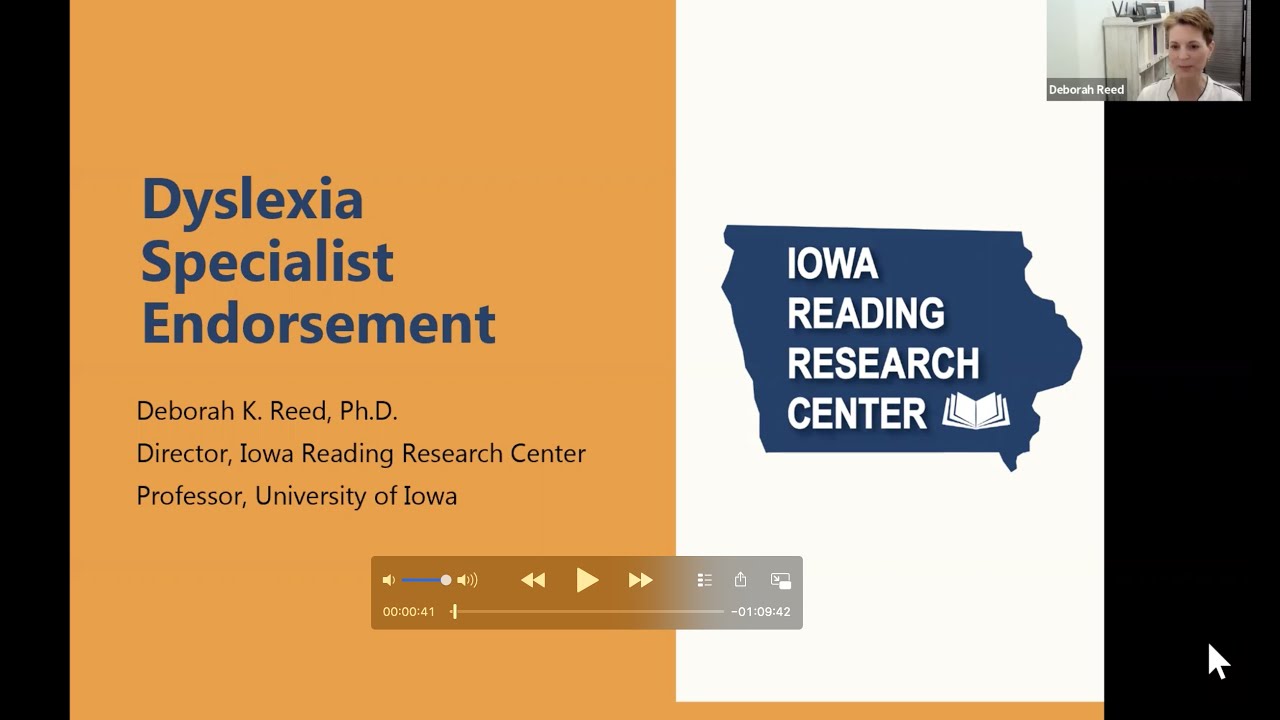 Iowa  Dyslexia Specialist Endorsement 2021 1