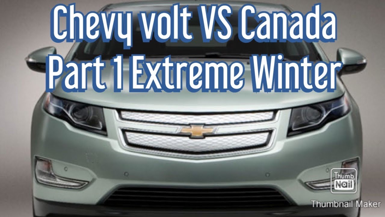 Chevy volt in extreme winter conditions