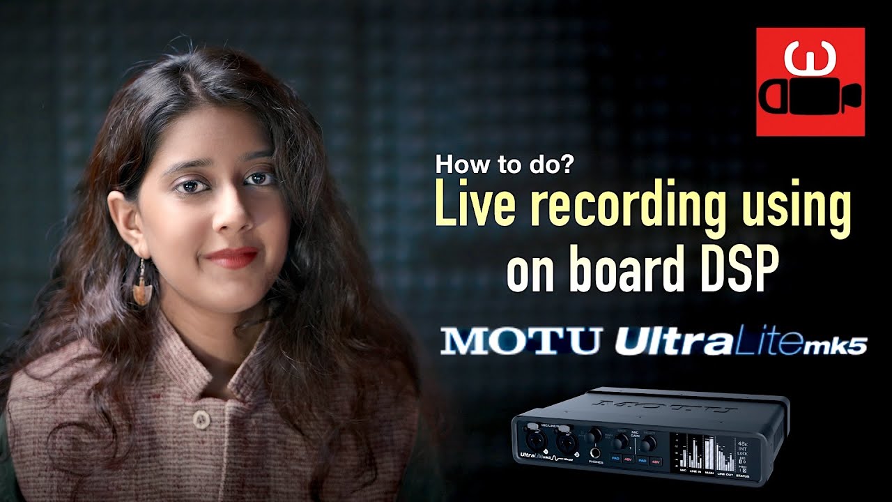 Introduction to live recording using on board DSP in Motu Ultralite mk5 | CueMix 5