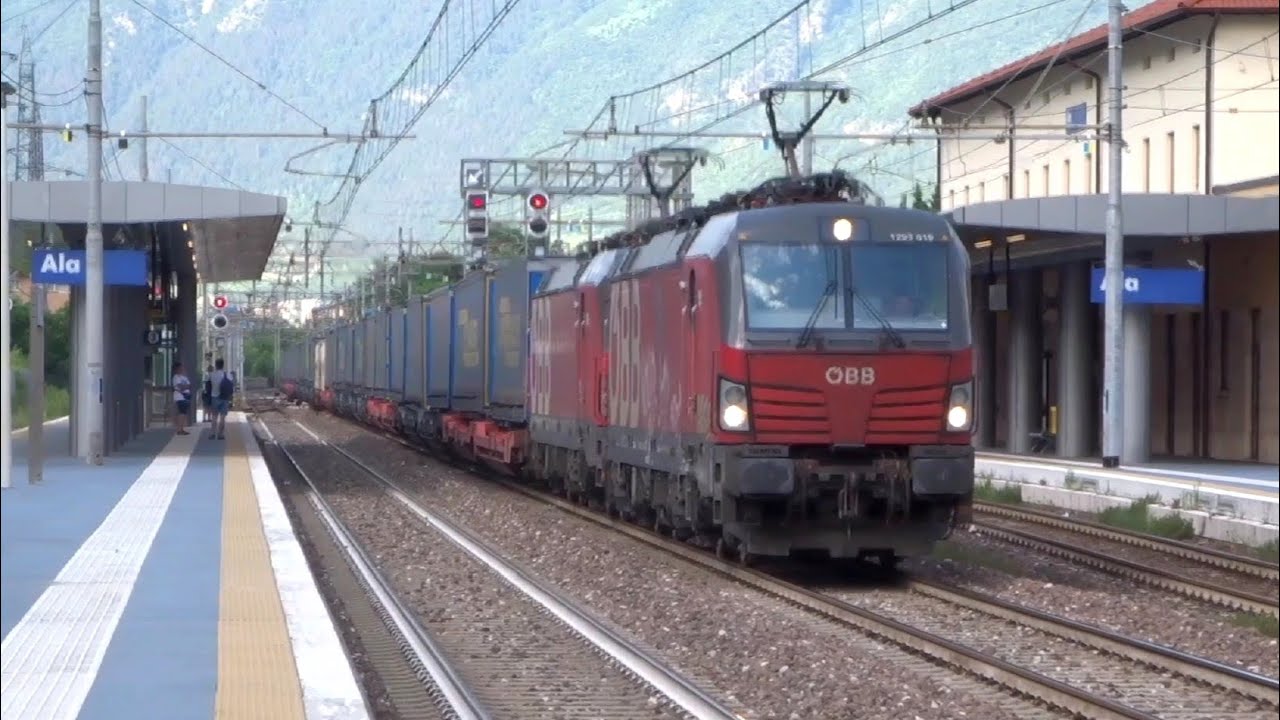 LO SPETTACOLO DELLA FERROVIA DEL BRENNERO - Stazione di Ala
