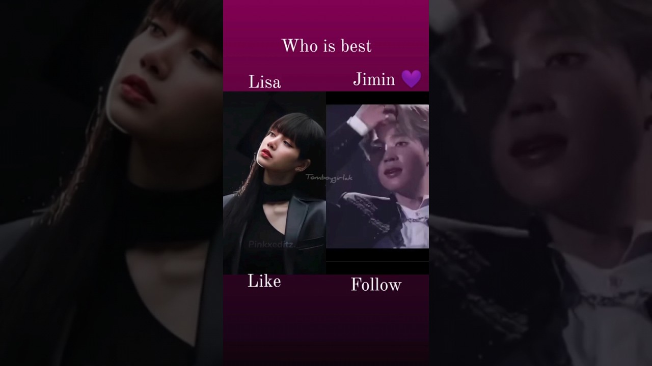 who is the best? #lisa #jimin #kpopidol #voice #tomboy #foryouシ #vira #trending #subscribe #support