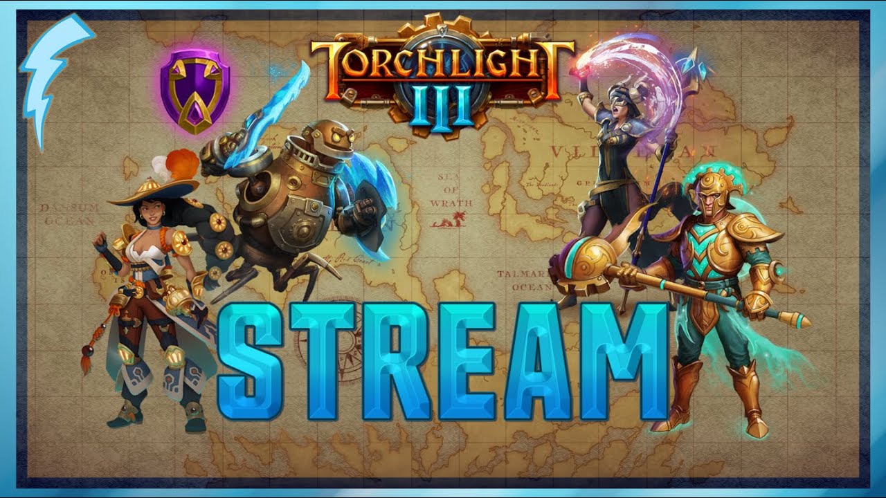 Streaming TORCHLIGHT 3 - Early Access leveling & farming stuff on Ridiculous