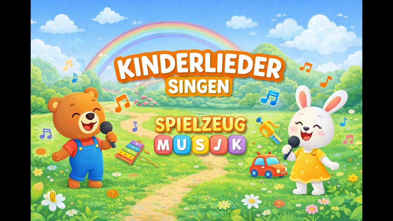 🔴 Kinderlieder zum Mitsingen – Fröhliche Lieder für Kinder
