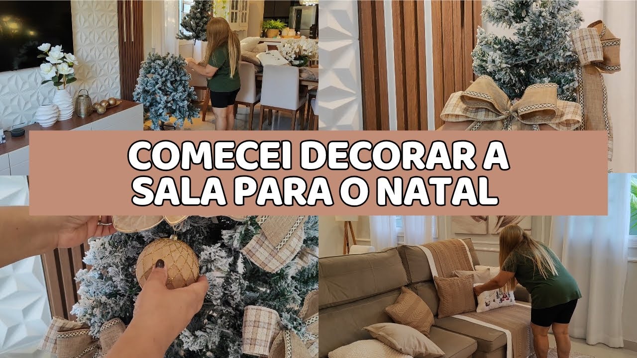 COMECEI A DECORAR MINHA SALA PRO Natal| QUE SONHO 