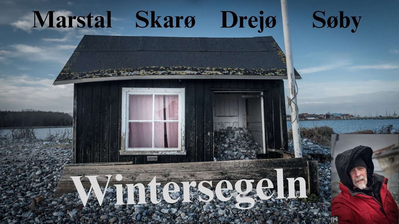 Im Winter nach Marstal, Skarø, Drejø  und Søby segeln. Ærø und andere nach dem Jahrhundertsturm.