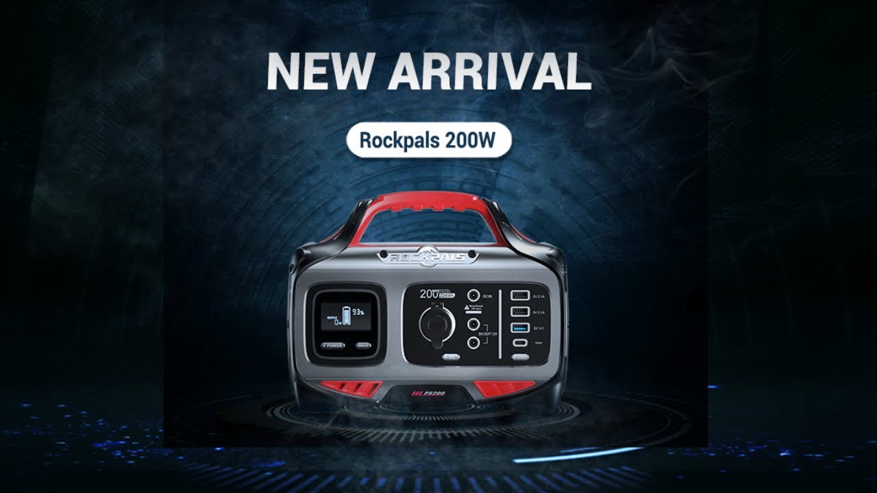 Rockpals Rockpower200W PowerStation -New Release