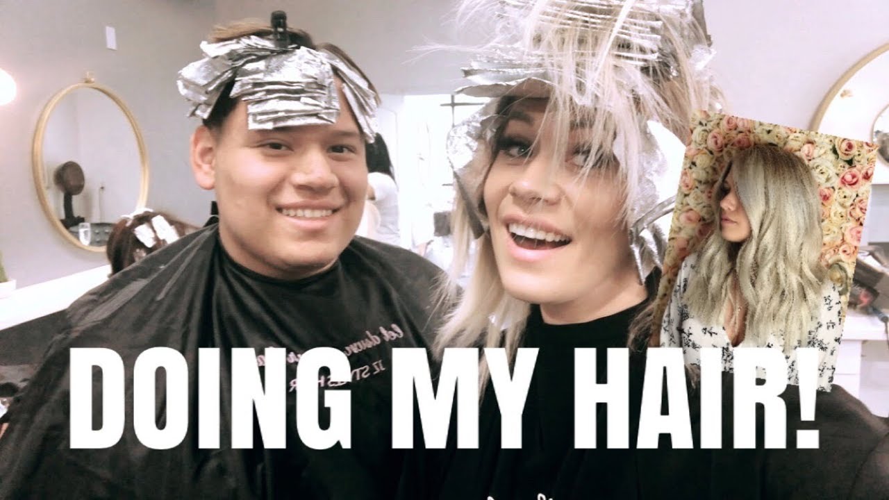 DOING MY HAIR! BRIGHT BLONDE + EXTENSIONS