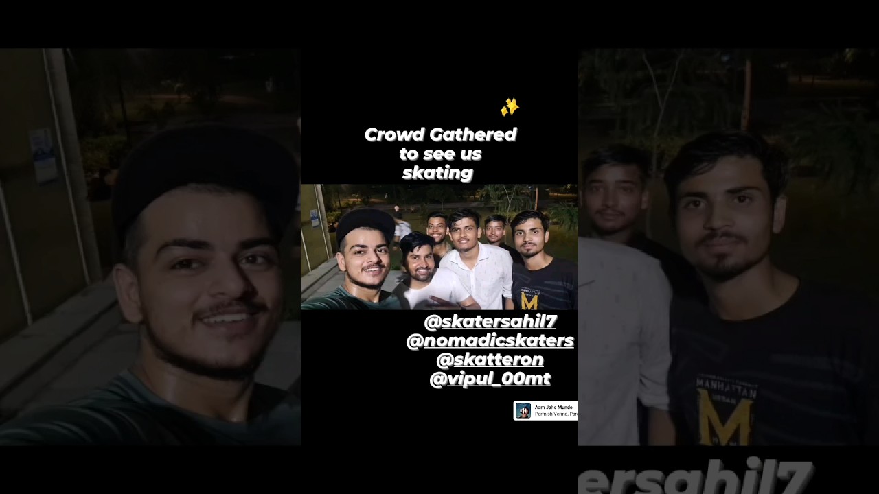 video is late because of meetup in noida sec.62 #vipulskater #noida #meetup #skater