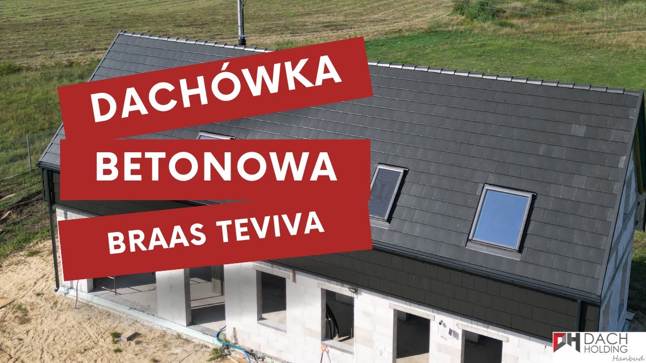 Dachówka betonowa Braas Teviva na dachu i elewacji