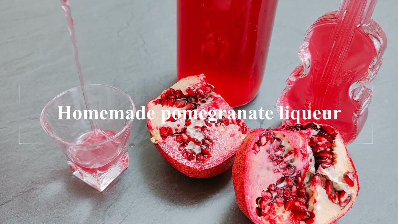 Homemade Pomegranate Liqueur | The Recipe for Christmas | Delicious and Simple  | Easy Recipes