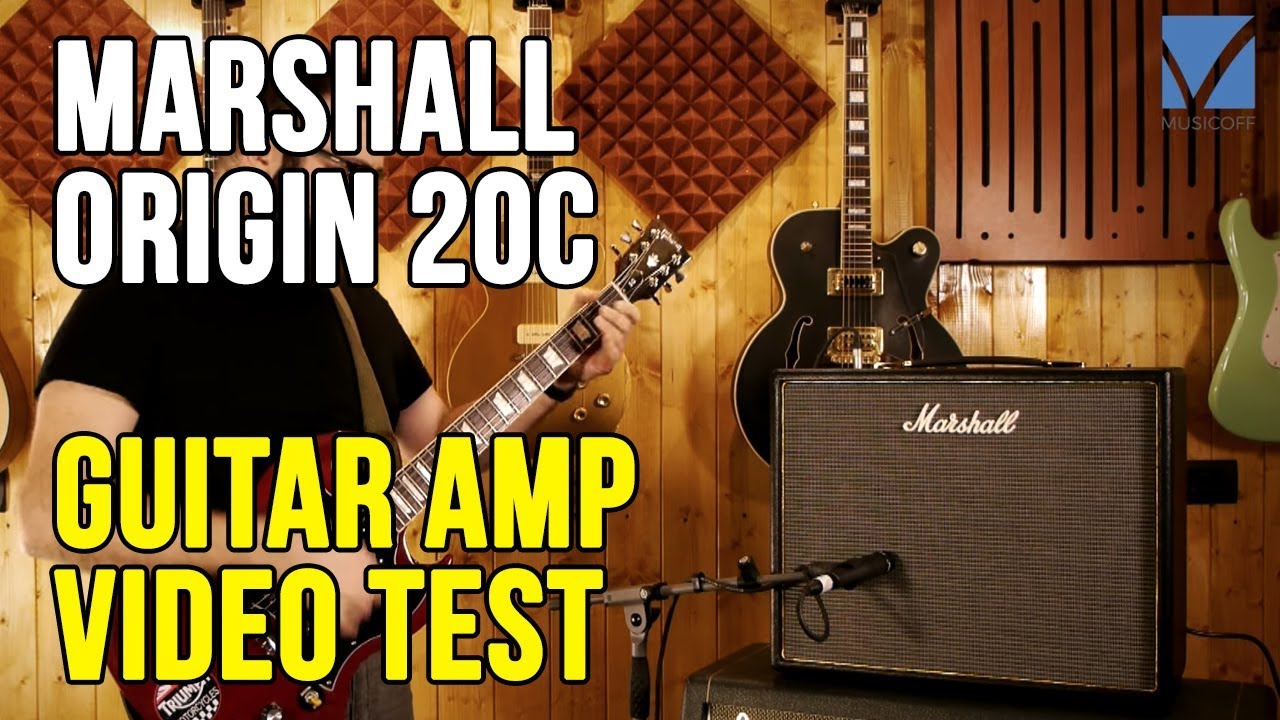 Marshall Origin 20C Combo Guitar Amplifier Video Test