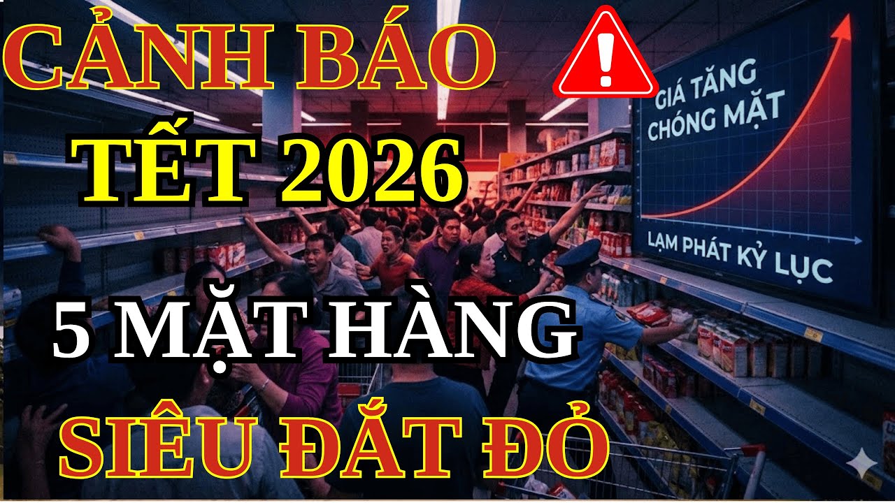 [CẢNH BÁO] Tết 2026: 5 Mặt Hàng Mua Muộn Trả Giá Gấp Đôi – Cả Năm Lao Đao