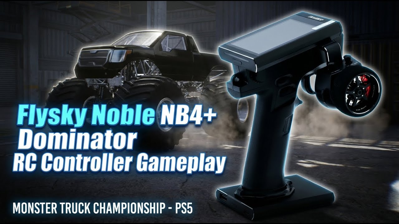 Flysky Noble NB4+: Dominator - Monster Truck Championship (PS5) RC Controller Gameplay (POV)