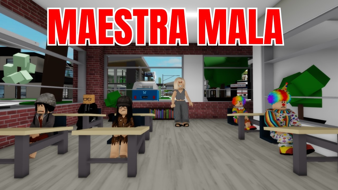 La maestra malvada de Ana  | Historia de Roblox Brookhaven
