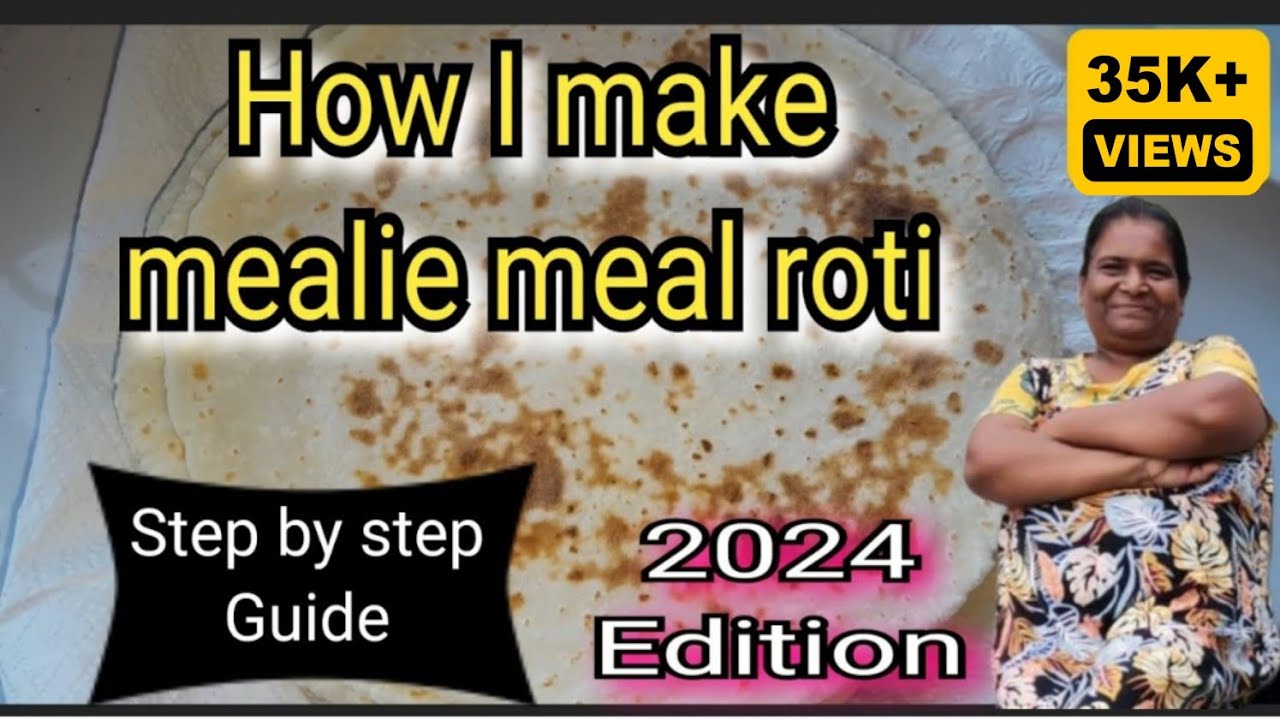 A step by step guide to making the most perfect and soft mealie meal roti in the world.#roti