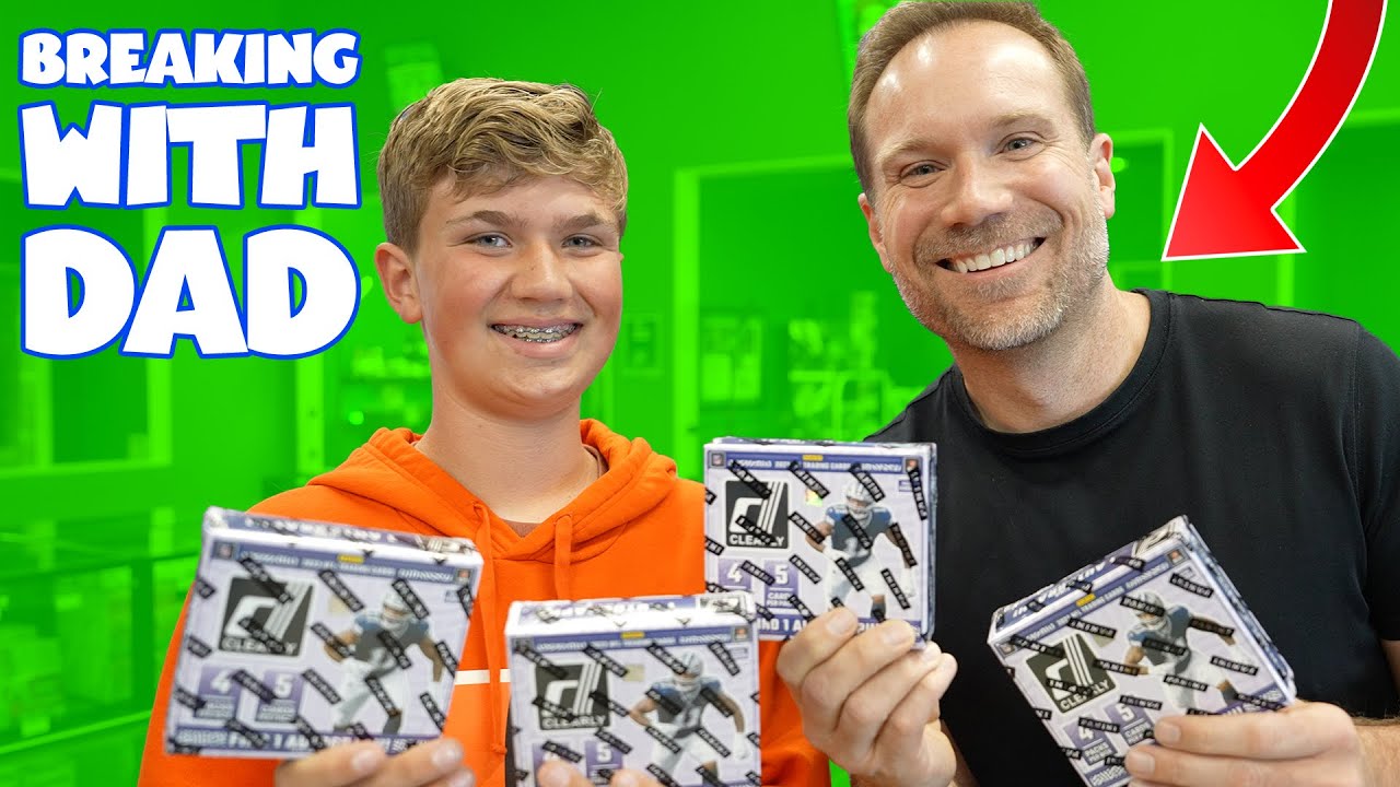 FATHERS DAY Box Battle 🏈⚔️ 2024 Donruss Clearly FOOTBALL