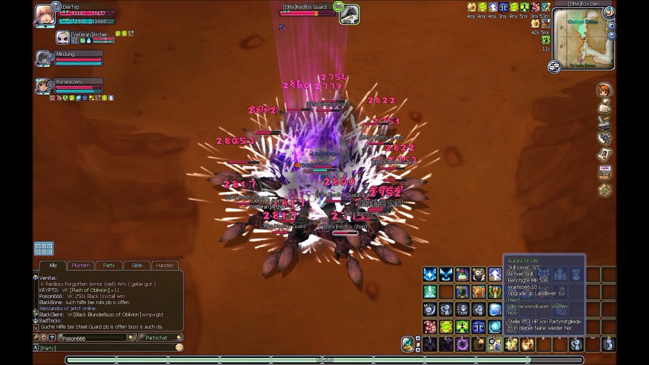 Florensia Priest AoE ED1 + LvL 90