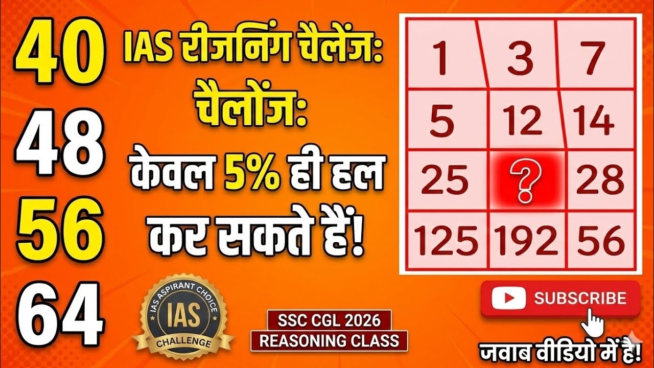 Reasoning Short Tricks|| SSC CGL 2026 / UP Police / RRB ALP ||🔥 Practice Set for All Govt Exams ||