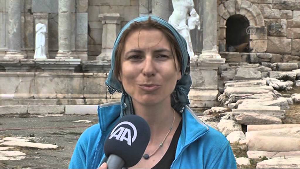 Sagalassos'ta  aranan onursal sütun bulundu