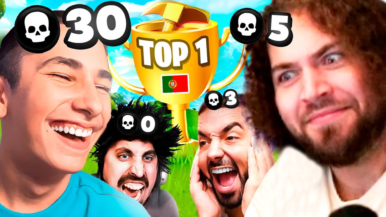 A MELHOR SQUAD DE FORTNITE EM PORTUGAL 🇵🇹 c/ Sandrinho, Tiagovski e MoveMind