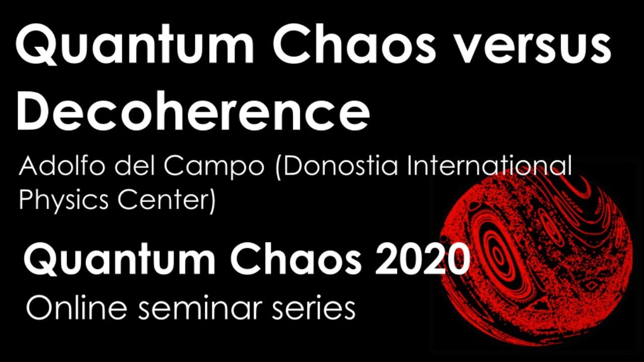 QChaos2020 - Adolfo del Campo
